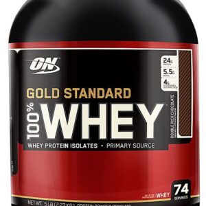 WHEY GOLD 100% WHEY PROTEIN 5LBS (2270G) - OPTIMUM NUTRITION - 74 DOSES