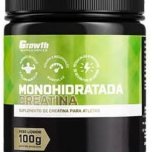 CREATINA MONOHIDRATADA 100G - GROWTH SUPPLEMENTS